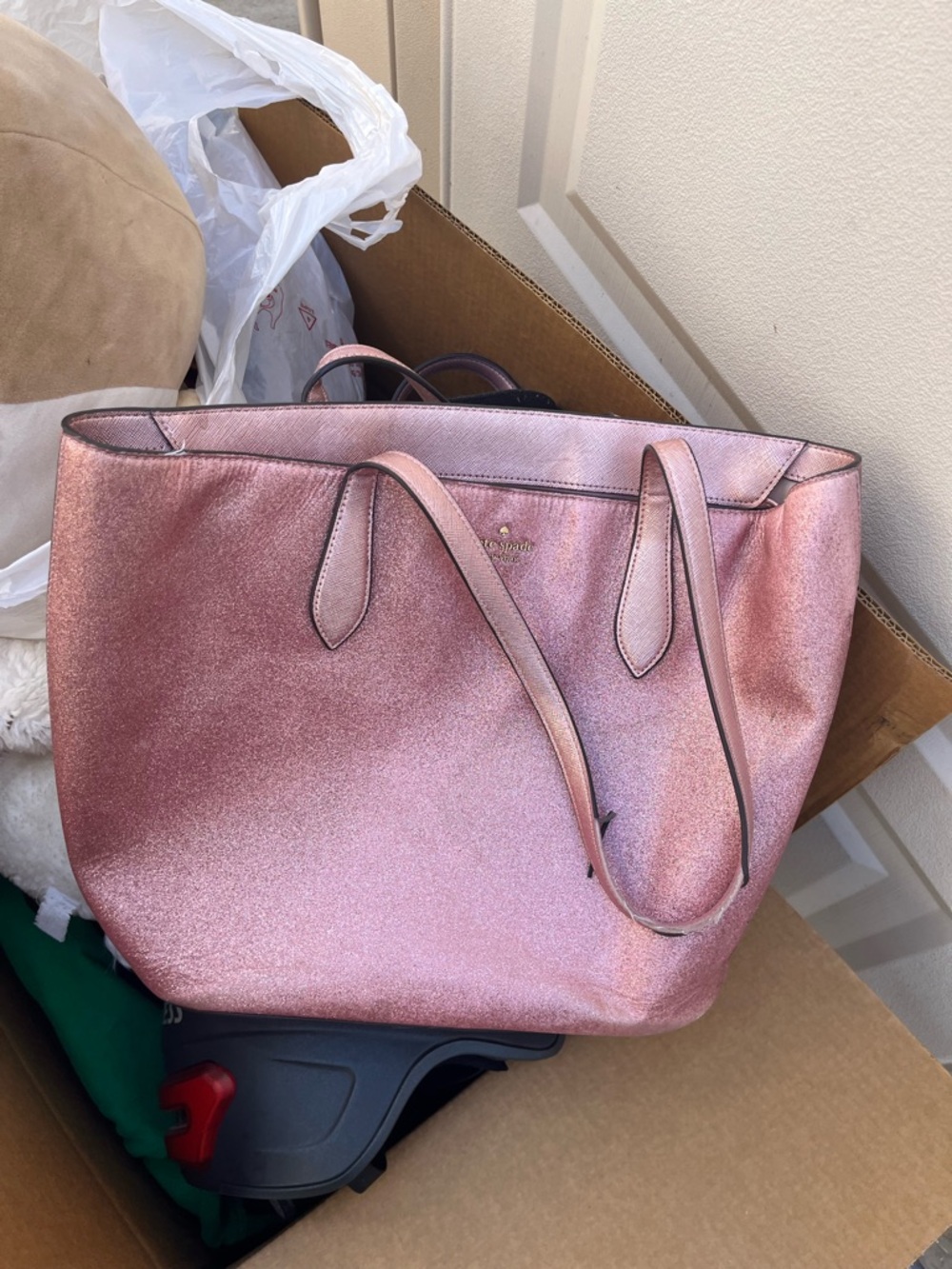 kate spade Shimmery Rose Pink Tote
